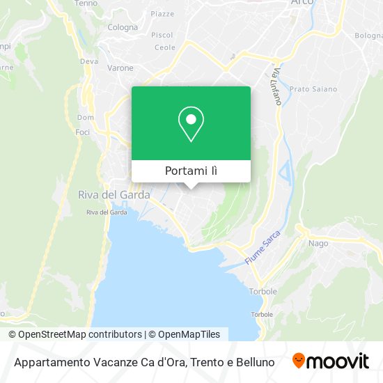 Mappa Appartamento Vacanze Ca d'Ora