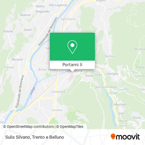 Mappa Sulis Silvano