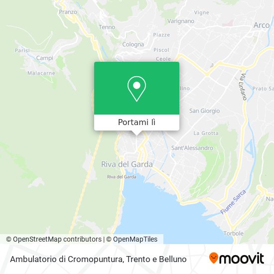 Mappa Ambulatorio di Cromopuntura