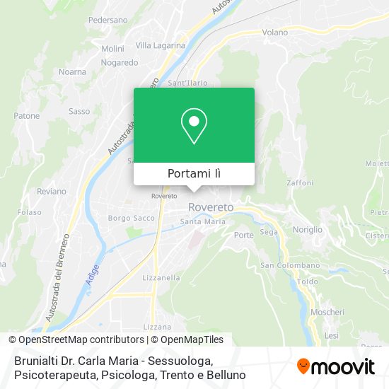 Mappa Brunialti Dr. Carla Maria - Sessuologa, Psicoterapeuta, Psicologa