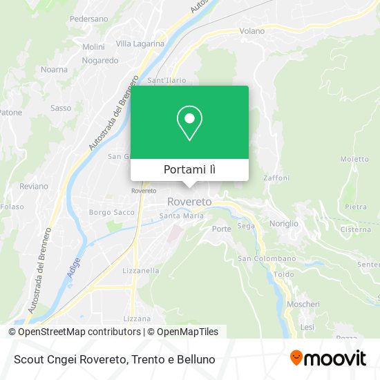 Mappa Scout Cngei Rovereto