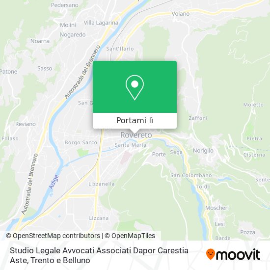 Mappa Studio Legale Avvocati Associati Dapor Carestia Aste