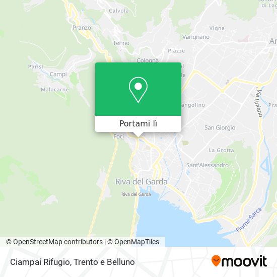 Mappa Ciampai Rifugio