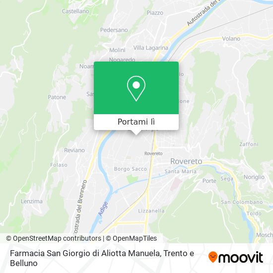 Mappa Farmacia San Giorgio di Aliotta Manuela