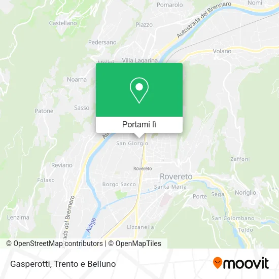 Mappa Gasperotti
