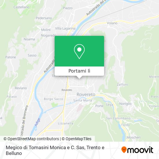 Mappa Megico di Tomasini Monica e C. Sas