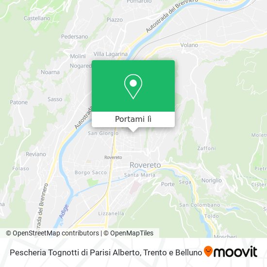 Mappa Pescheria Tognotti di Parisi Alberto