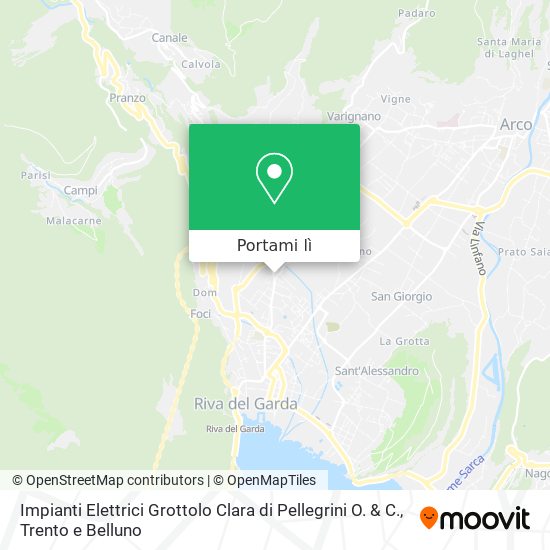 Mappa Impianti Elettrici Grottolo Clara di Pellegrini O. & C.