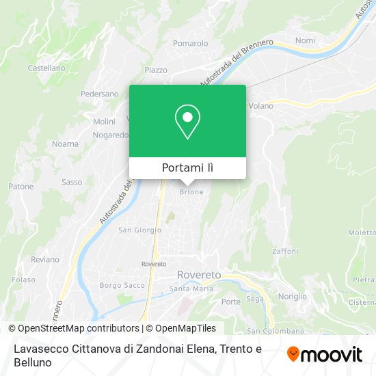 Mappa Lavasecco Cittanova di Zandonai Elena