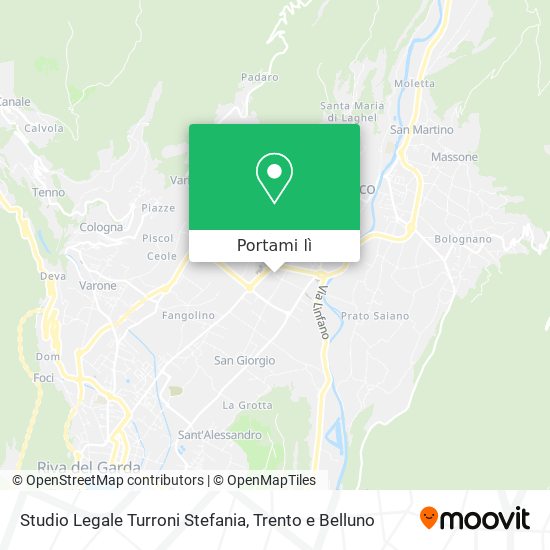 Mappa Studio Legale Turroni Stefania