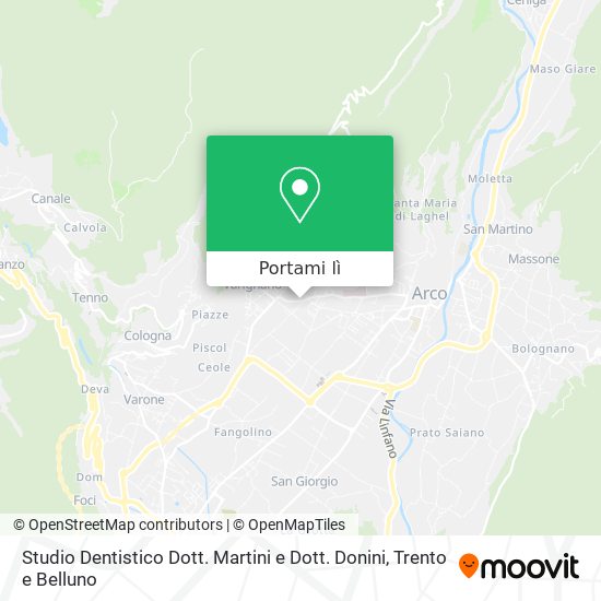Mappa Studio Dentistico Dott. Martini e Dott. Donini