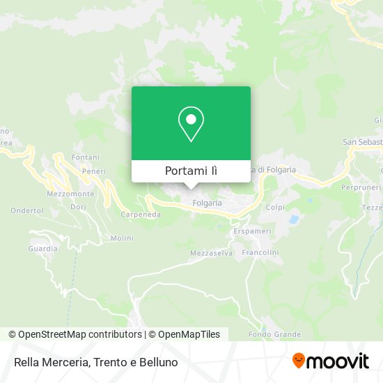 Mappa Rella Merceria