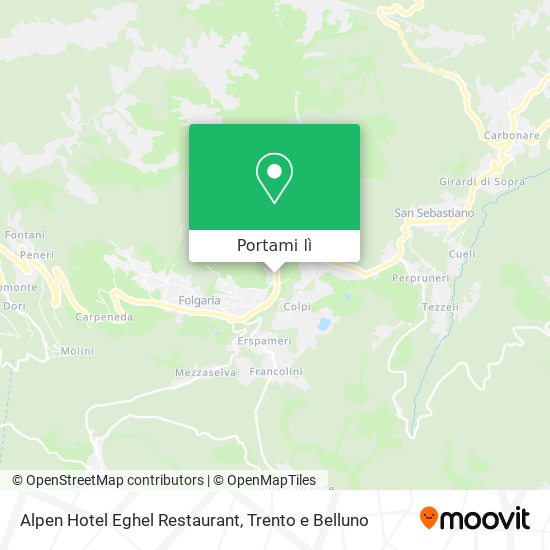 Mappa Alpen Hotel Eghel Restaurant