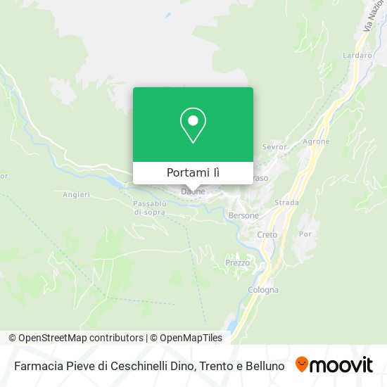 Mappa Farmacia Pieve di Ceschinelli Dino