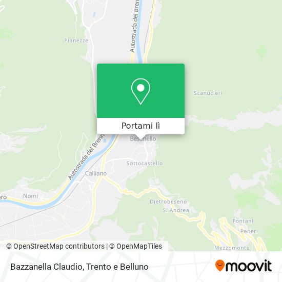 Mappa Bazzanella Claudio