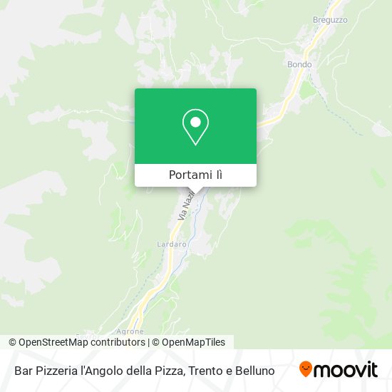Mappa Bar Pizzeria l'Angolo della Pizza