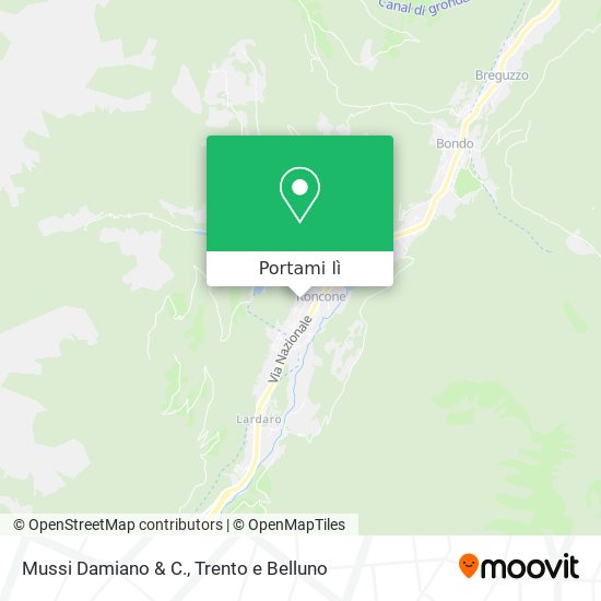 Mappa Mussi Damiano & C.