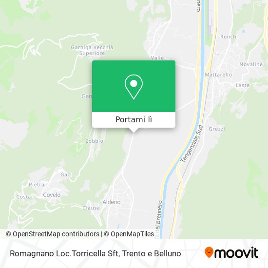 Mappa Romagnano Loc.Torricella Sft