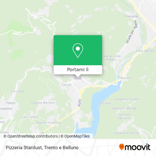 Mappa Pizzeria Stardust