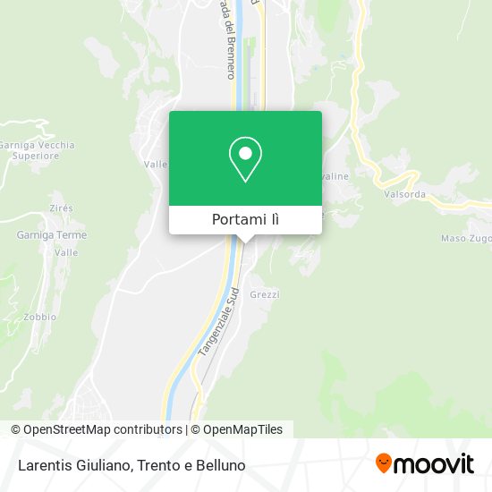 Mappa Larentis Giuliano