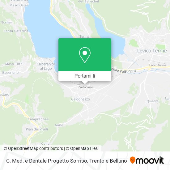 Mappa C. Med. e Dentale Progetto Sorriso