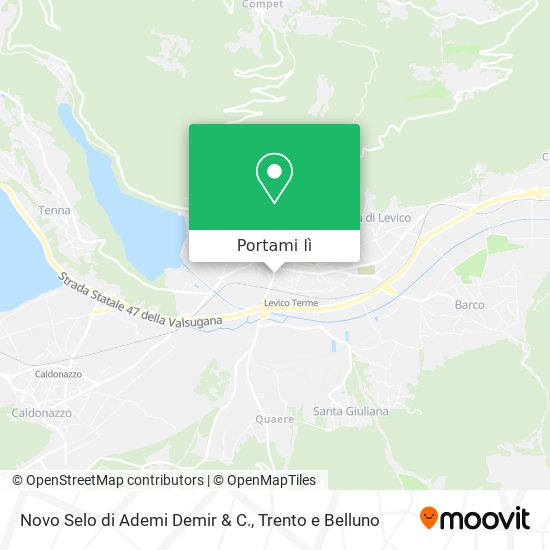 Mappa Novo Selo di Ademi Demir & C.