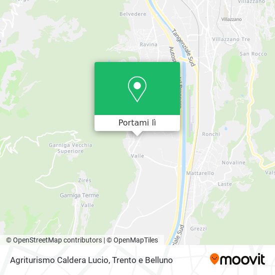 Mappa Agriturismo Caldera Lucio