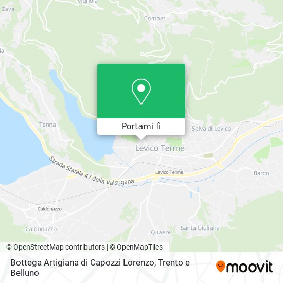 Mappa Bottega Artigiana di Capozzi Lorenzo