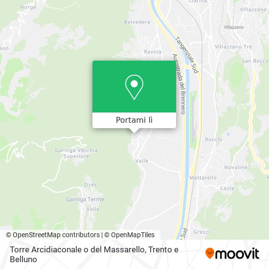 Mappa Torre Arcidiaconale o del Massarello