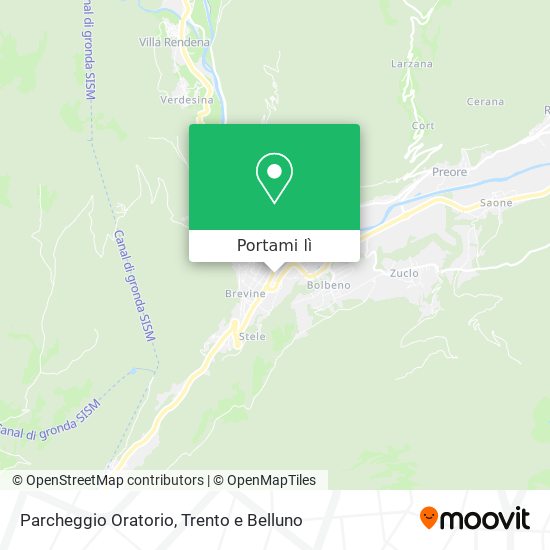 Mappa Parcheggio Oratorio