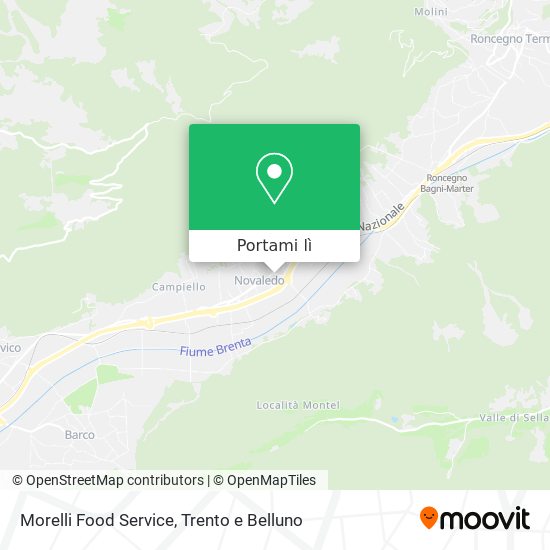 Mappa Morelli Food Service