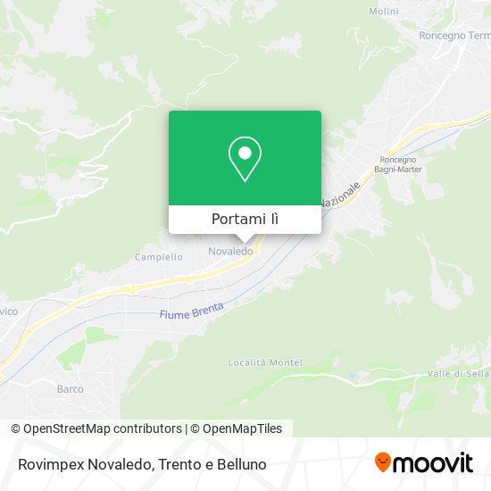 Mappa Rovimpex Novaledo