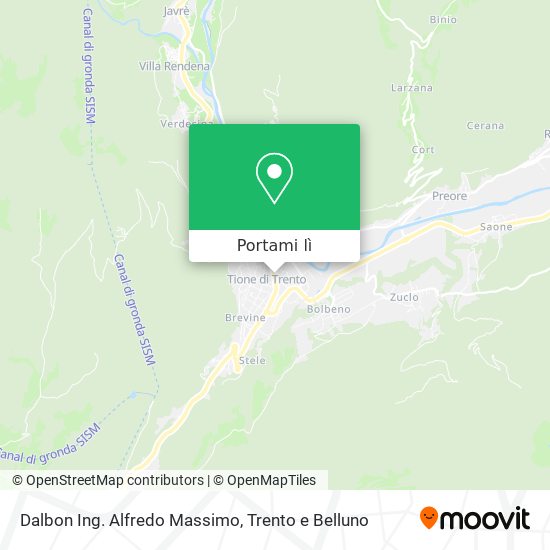 Mappa Dalbon Ing. Alfredo Massimo