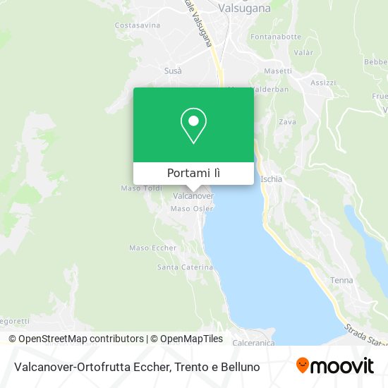 Mappa Valcanover-Ortofrutta Eccher