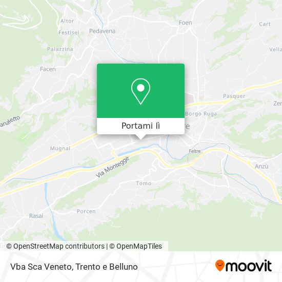 Mappa Vba Sca Veneto