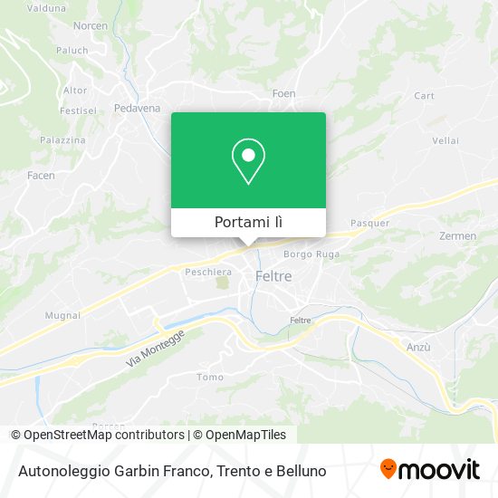 Mappa Autonoleggio Garbin Franco