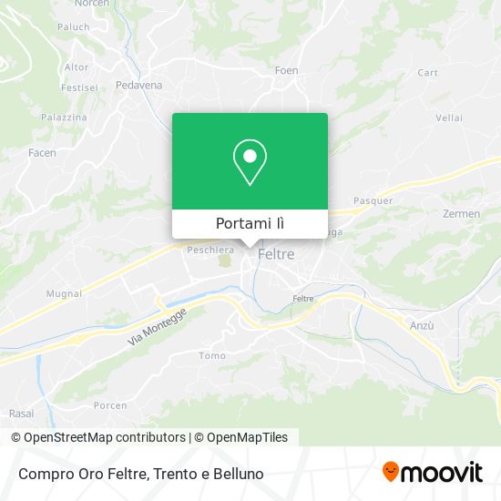 Mappa Compro Oro Feltre