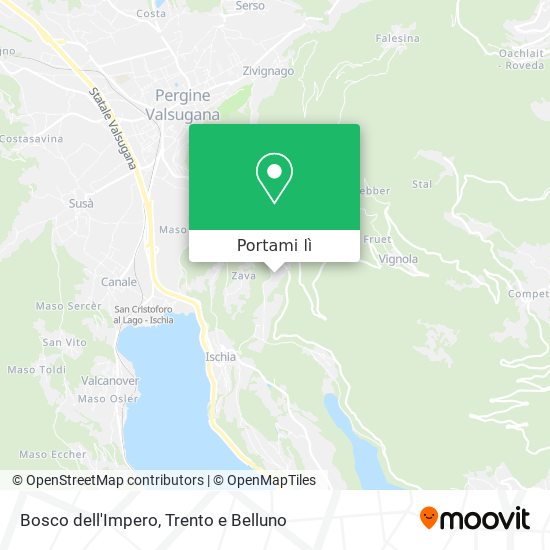 Mappa Bosco dell'Impero