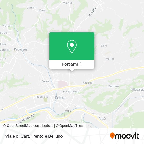 Mappa Viale di Cart