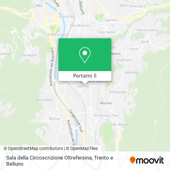 Mappa Sala della Circoscrizione Oltrefersina