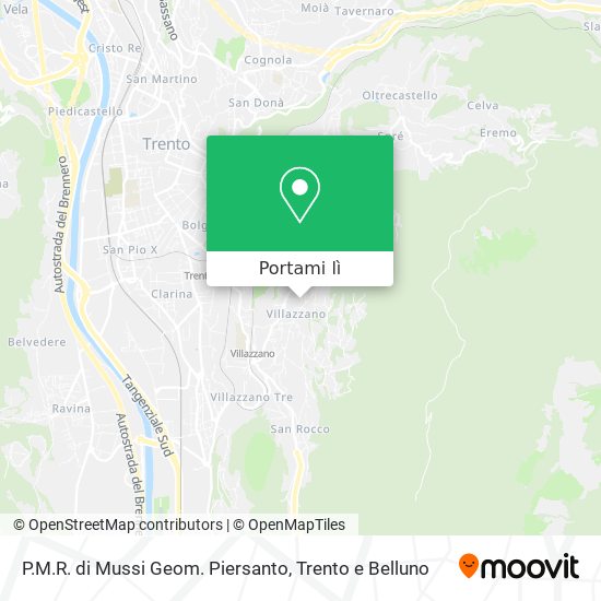 Mappa P.M.R. di Mussi Geom. Piersanto