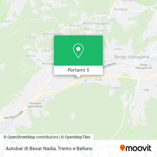 Mappa Autobar di Besar Nadia