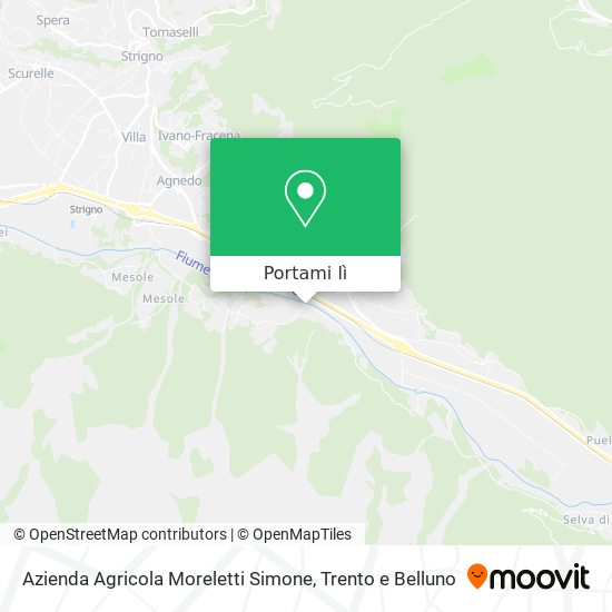 Mappa Azienda Agricola Moreletti Simone