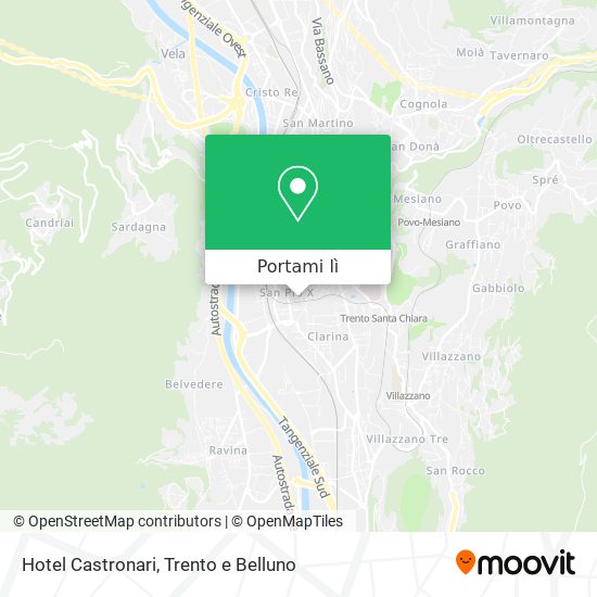 Mappa Hotel Castronari