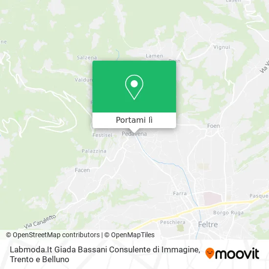 Mappa Labmoda.It Giada Bassani Consulente di Immagine