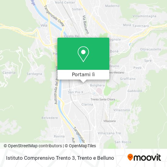 Mappa Istituto Comprensivo Trento 3