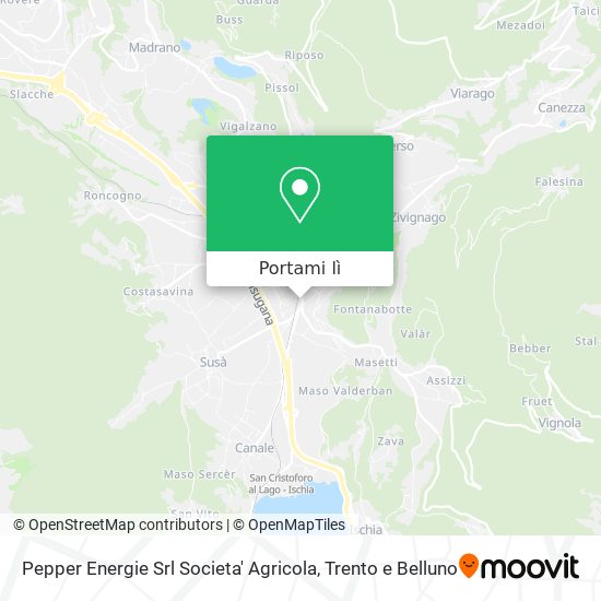 Mappa Pepper Energie Srl Societa' Agricola