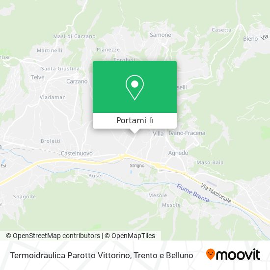 Mappa Termoidraulica Parotto Vittorino