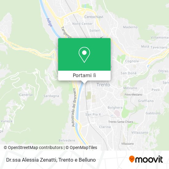Mappa Dr.ssa Alessia Zenatti