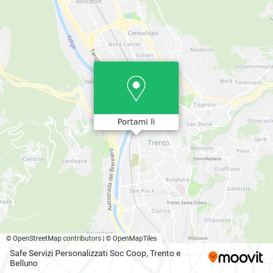 Mappa Safe Servizi Personalizzati Soc Coop